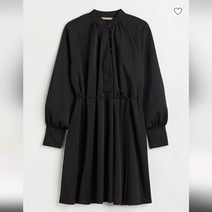 H&m Tie Belt Dress In Black Size S